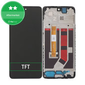 Oppo A58 4G CPH2577 - Ecran LCD + Sticlă Tactilă + Ramă (Black) TFT