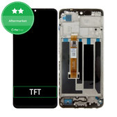 Realme C53 RMX3760 - Ecran LCD + Sticlă Tactilă + Ramă (Mighty Black) TFT