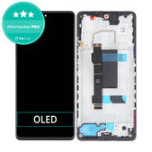 Xiaomi Poco X5 Pro - Ecran LCD + Sticlă Tactilă + Ramă (Astral Black) OLED
