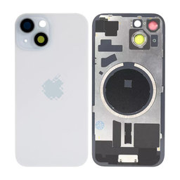 Apple iPhone 15 - Sticlă pentru carcasa din spate cu piese mici (Blue)