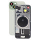 Apple iPhone 15 - Sticlă pentru carcasa din spate cu piese mici (Green)