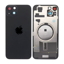 Apple iPhone 15 Plus - Sticlă pentru carcasa din spate cu piese mici (Black)