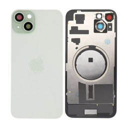Apple iPhone 15 Plus - Sticlă pentru carcasa din spate cu piese mici (Green)