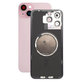Apple iPhone 15 Plus - Sticlă pentru carcasa din spate cu piese mici (Pink)