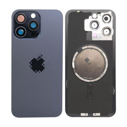 Apple iPhone 15 Pro Max - Sticlă pentru carcasa din spate cu piese mici (Blue Titanium)