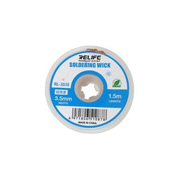 Relife RL-3515 - Fitil de Lipit Pentru Îndepărtarea Excesului de Tablă (3.5mm)