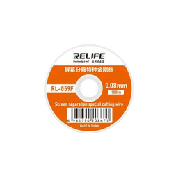 Relife RL-059F - Sârmă pentru Separarea Ecranelor LCD (0.08mm x 100M)