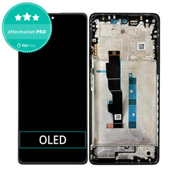 Xiaomi Redmi Note 13 5G 2312DRAABC - Ecran LCD + Sticlă Tactilă + Ramă (Stealth Black) OLED