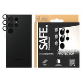 Protecție lentile cameră pentru Samsung Galaxy S24 Ultra, Negru, SAFE by PanzerGlass