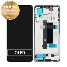 Xiaomi Redmi Note 13 Pro 5G 2312DRA50C - Ecran LCD + Sticlă Tactilă + Ramă (Midnight Black) - 5600030N1600 Genuine Service Pack