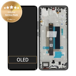 Xiaomi Redmi Note 13 Pro+ 23090RA98C - Ecran LCD + Sticlă Tactilă + Ramă (Midnight Black) - 560002N16U00 Genuine Service Pack