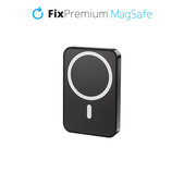 FixPremium - MagSafe PowerBank cu Stand 5000mAh, negru