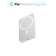 FixPremium - MagSafe PowerBank cu Stand 5000mAh, alb