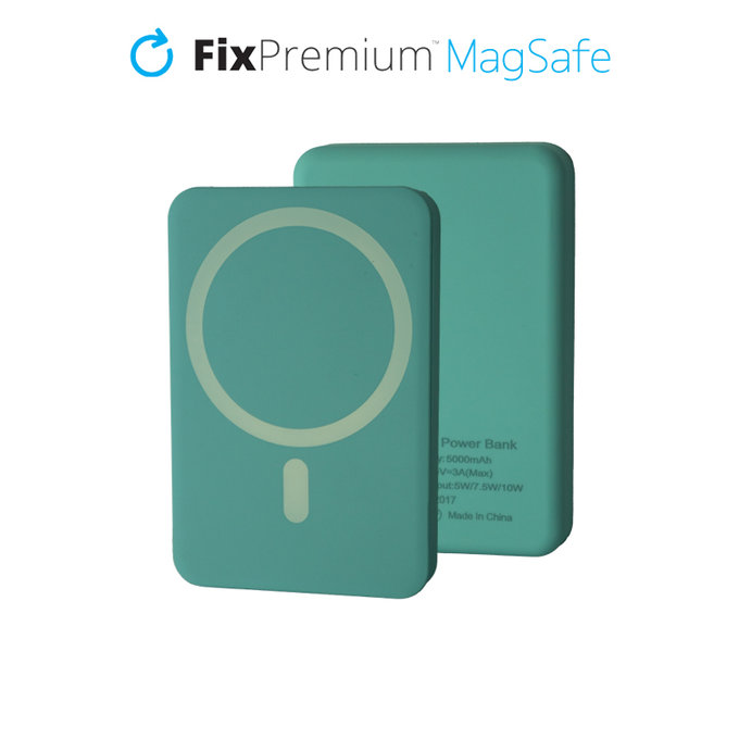 FixPremium - MagSafe PowerBank 5000mAh, albastru