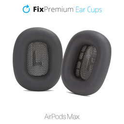 FixPremium - Căști de schimb pentru Apple AirPods Max (Eco-Leather), space gray