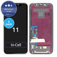 Ecran 5 Pack In-Cell pentru iPhone 11, Sticlă tactilă cu ramă, FixPremium