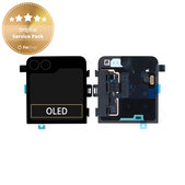 Samsung Galaxy Z Flip 6 F741B - Ecran LCD + Sticlă Tactilă + Ramă (Extern) (Crafted Black) - GH97-30012E Genuine Service Pack