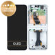 Samsung Galaxy Z Flip 6 F741B - Ecran LCD + Sticlă Tactilă + Ramă (White) - GH82-35014F Genuine Service Pack