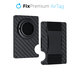 FixPremium - Portofel AirTag Carbon cu curea, negru