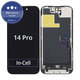 Ecran In-Cell FHD pentru iPhone 14 Pro, Sticlă tactilă cu ramă, FixPremium