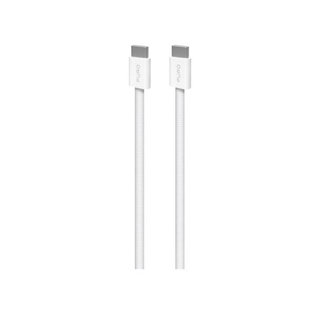 PURO - USB-C Cablu / USB-C, 240W, Fabrik FABK4, 2 m, alb