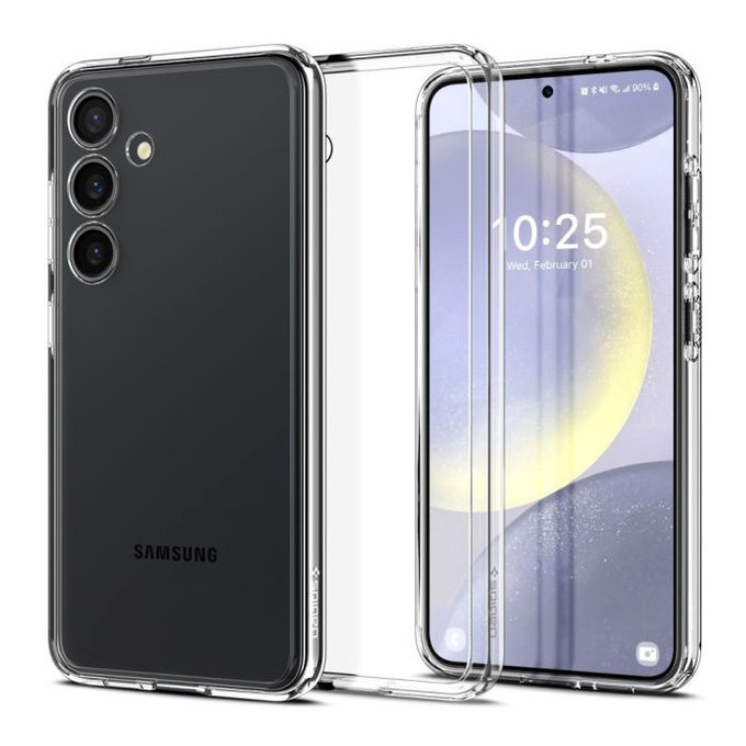 Spigen - Caz Ultra Hybrid pentru Samsung Galaxy S24 Plus, Crystal Clear