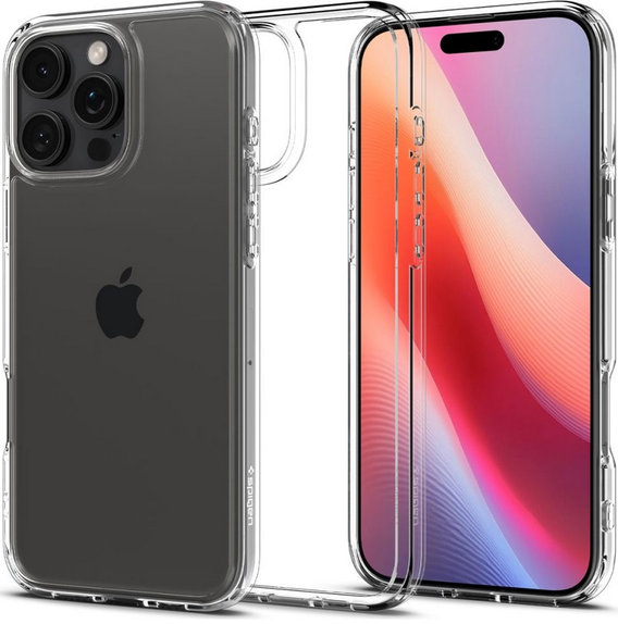 Spigen - Caz Ultra Hybrid pentru iPhone 16 Pro Max, crystal clear