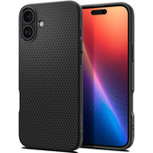Spigen - Caz Liquid Air pentru iPhone 16 Plus, matte black