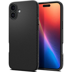 Spigen - Caz Liquid Air pentru iPhone 16 Plus, matte black
