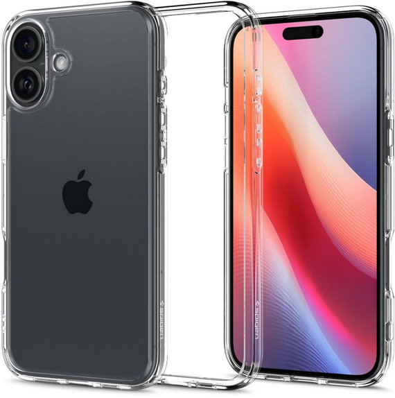 Spigen - Caz Ultra Hybrid pentru iPhone 16 Plus, crystal clear