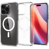 Spigen - Caz Ultra Hybrid cu MagSafe pentru iPhone 16 Pro, alb