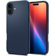 Spigen - Caz Liquid Air pentru iPhone 16, navy blue