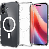 Spigen - Caz Ultra Hybrid cu MagSafe pentru iPhone 16, alb