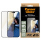 Sticlă securizată UWF Eyecare cu aplicator pentru iPhone 16/15, Negru, PanzerGlass