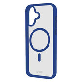 SBS - Caz Mag Frame s MagSafe pentru iPhone 16 Plus, albastru