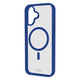 SBS - Caz Mag Frame s MagSafe pentru iPhone 16 Plus, albastru