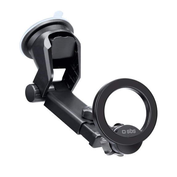 SBS - Suport auto Circle Mag cu braț telescopic, MagSafe, negru