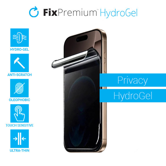 FixPremium - Privacy Screen Protector pentru Apple iPhone 16 Pro
