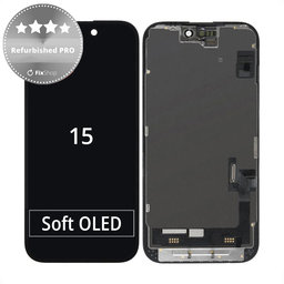 Apple iPhone 15 - Ecran LCD + Sticlă Tactilă + Ramă Refurbished PRO