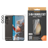 Bundle Hoops + Sticlă securizată UWF + Hard Case D3O pentru Samsung Galaxy S24, PanzerGlass