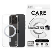 Husă Kickstand cu MagSafe pentru iPhone 16 Pro, Argintiu, CARE