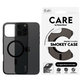 Husă Smokey cu MagSafe pentru iPhone 16 Pro Max, Negru, CARE