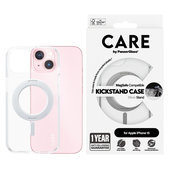 Caz Kickstand cu MagSAFE by PanzerGlass pentru iPhone 15, Argintiu, PanzerGlass