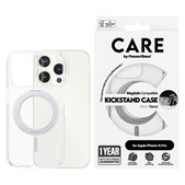Caz Kickstand cu MagSAFE by PanzerGlass pentru iPhone 15 Pro, Argintiu, PanzerGlass