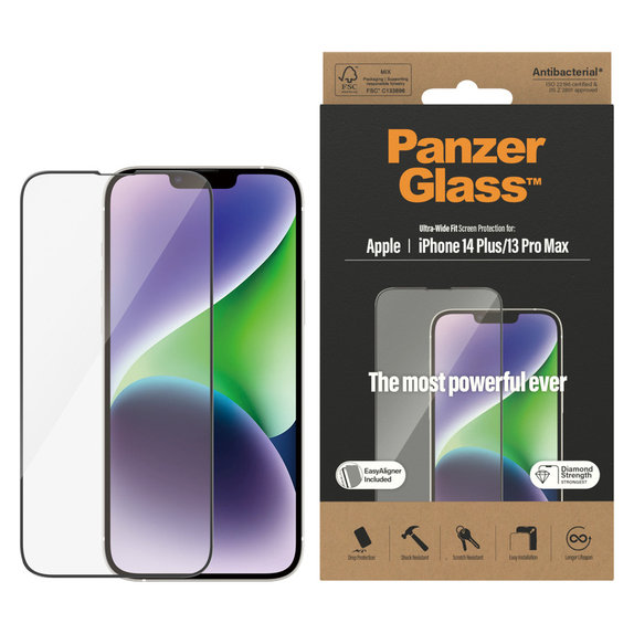 Sticlă securizată UWF AB pentru Google Pixel 8 Pro, Negru, PanzerGlass