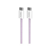 PURO - USB-C Cablu / USB-C, 60W, Fabrik FABK4, 1,5 m, coraltastic