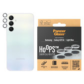 Protecție lentile cameră Hoops pentru Samsung A25 5G, Albastru deschis, PanzerGlass