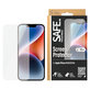Sticlă securizată Case Friendly pentru iPhone 16e/14/13 Pro/13, Negru, SAFE