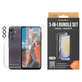 Bundle Hoops + Sticlă securizată UWF + Hard Case D3O pentru Samsung Galaxy A25 5G, Transparent, PanzerGlass