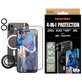Bundle Hoops + Sticlă securizată UWF + Hard Case + Magnetic Ring Mount pentru iPhone 16 Plus, PanzerGlass